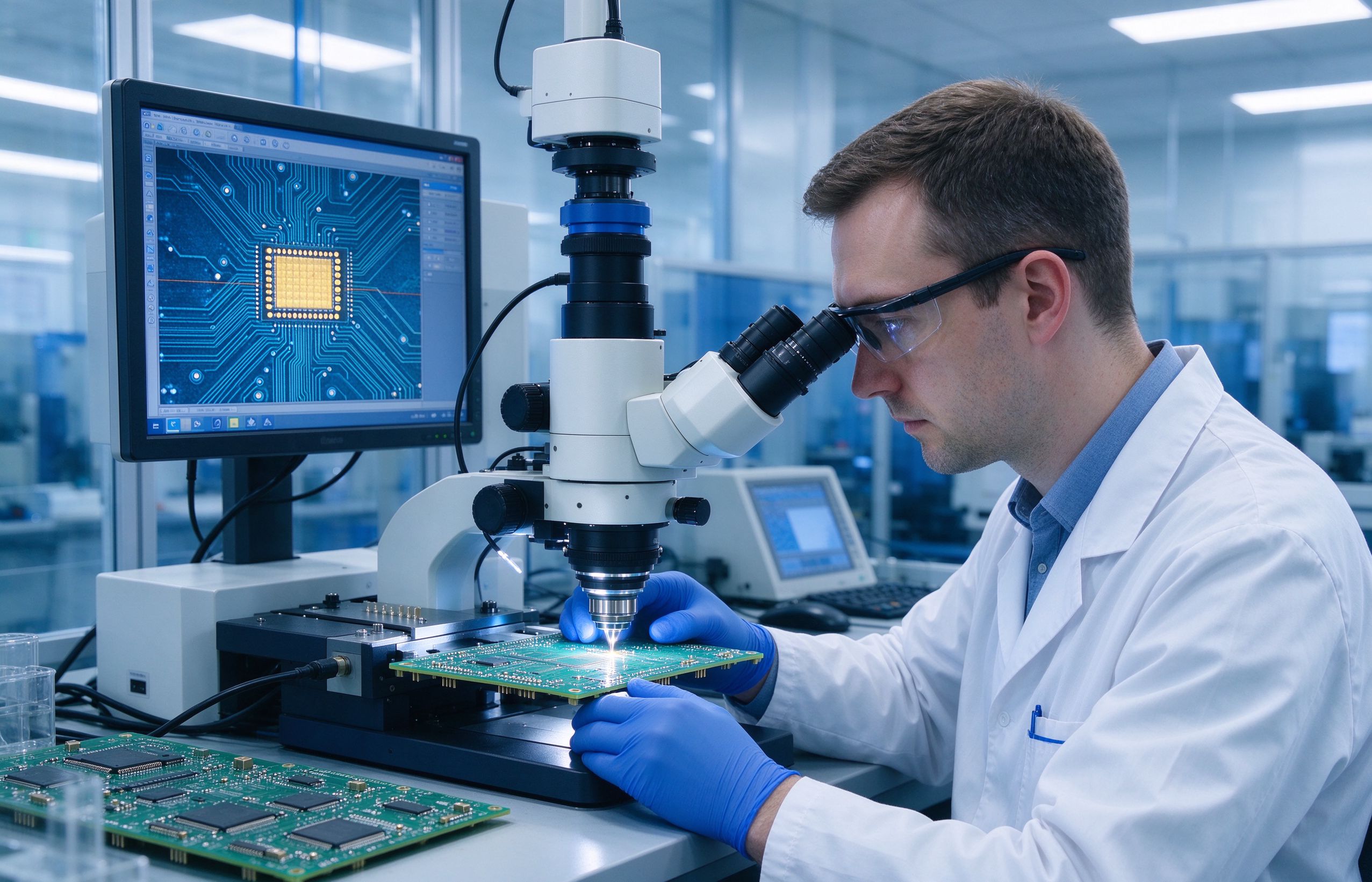 PCB quality inspection laboratory
